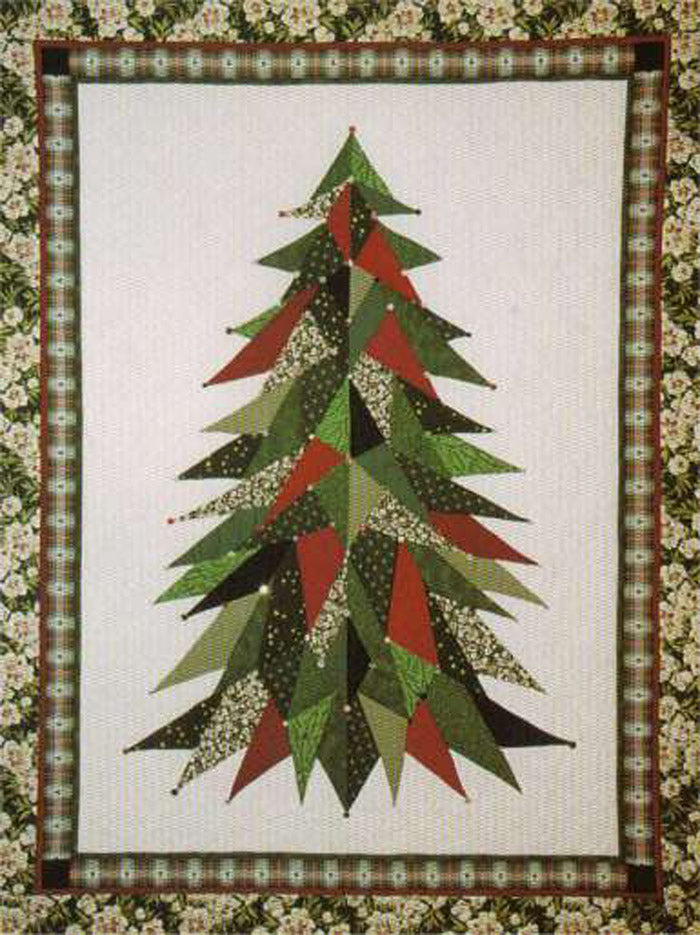 Sage Country Christmas Tree Quilt Pattern