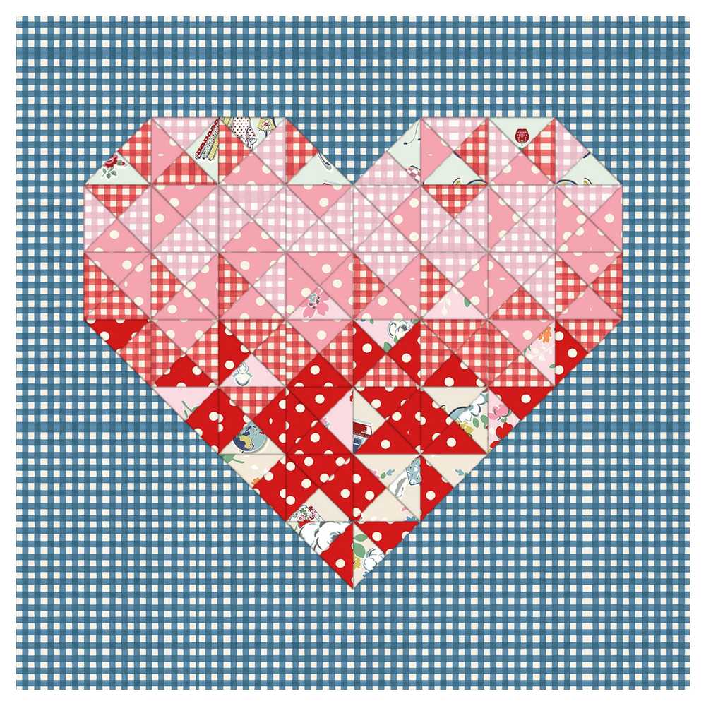 Mini Modern Quilt Bundle Pattern shown in Cath Kidston® Signature Collection fabrics