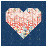 Mini Modern Quilt Bundle Pattern in Love You to the Moon fabrics