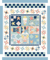 Mission to Mars Quilt Downloadable Pattern in Love You to the Moon fabrics