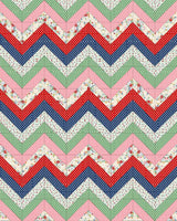 Modern Zigzag Quilt Pattern in Cath Kidston® Signature Collection fabrics