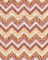 Modern Zigzag Quilt Pattern in Harvest on the Prairie fabrics