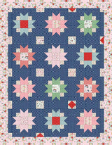 Moon Blossom Quilt Downloadable Pattern in Cath Kidston® Signature Collection fabrics