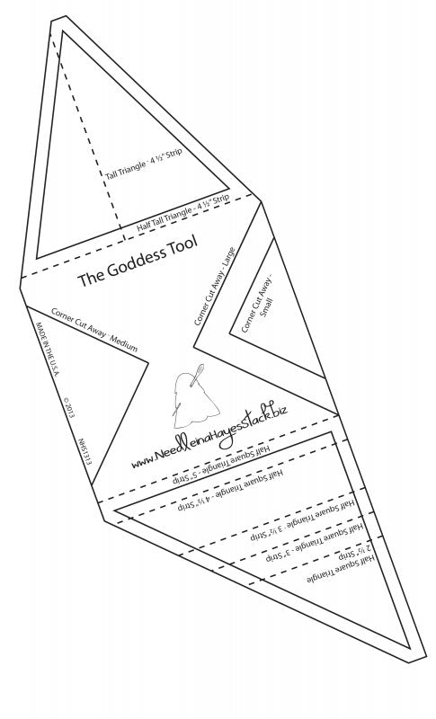 The Goddess Tool Downloadable Pattern By Needle In a Hayes Stack