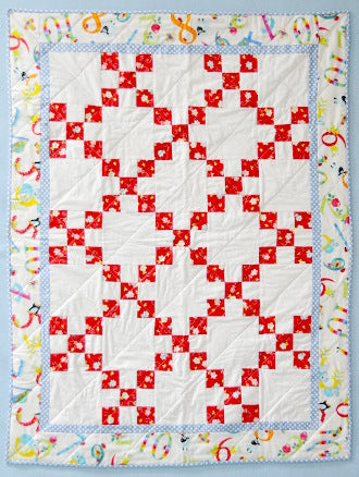 Nine Patch Baby Quilt Downloadable Pattern by Kay Buffington