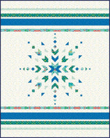 Nordic Frost Quilt Pattern in Brave Your Way fabrics