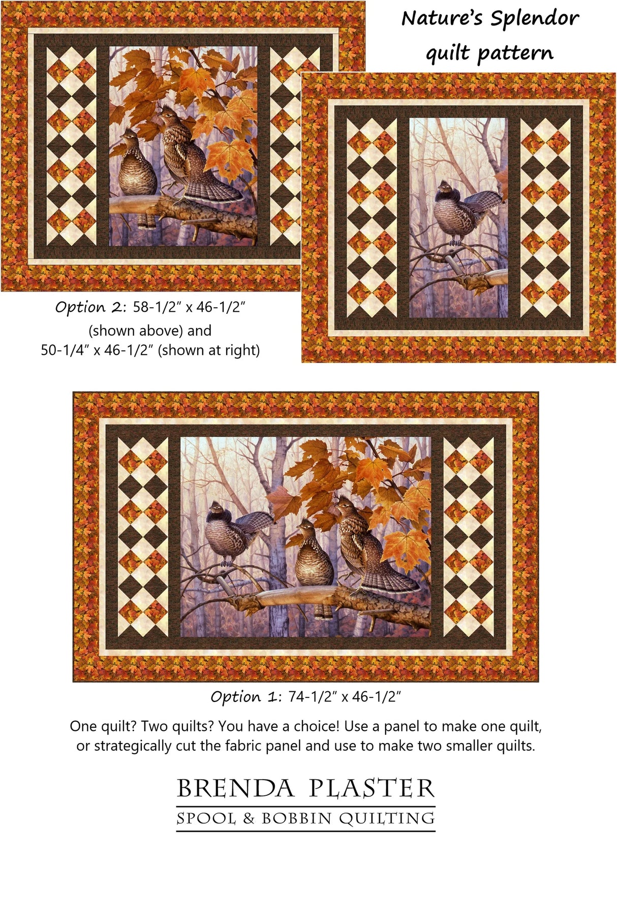 Nature’s Splendor Downloadable Pattern by Spool and Bobbin