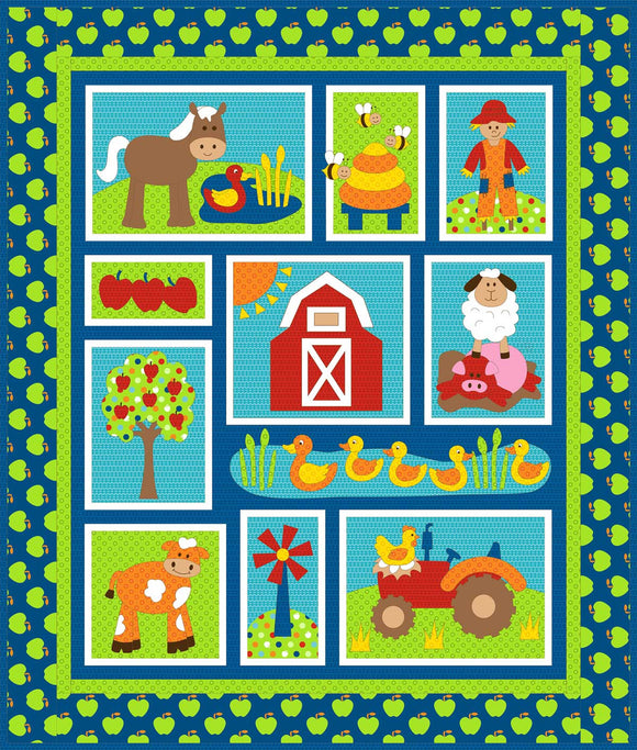 On The Farm Pattern by Kids Quilts