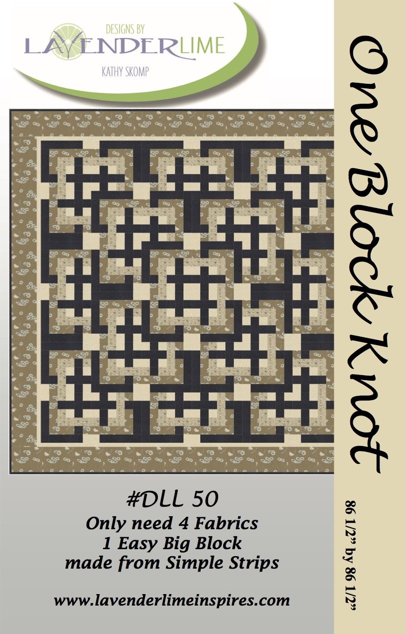One Block Knot Quilt Pattern