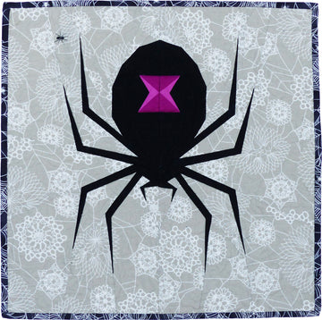 Spooky Spider Quilt Pattern by Flying Parrot Quilts