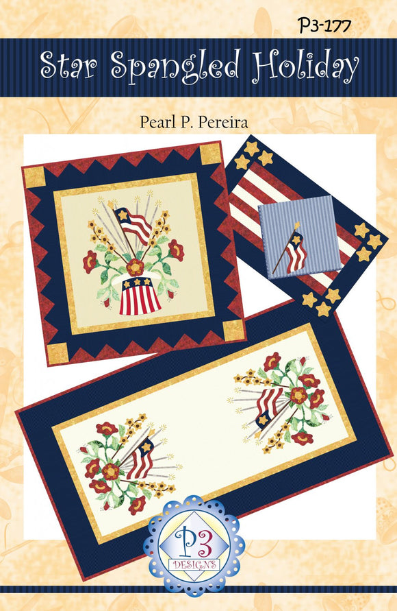 Star Spangled Holiday Pattern by P3 Designs