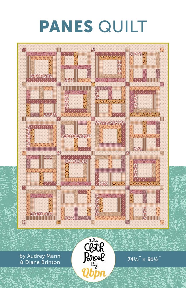 Panes Quilt Pattern shown in Harvest on the Prairie fabrics