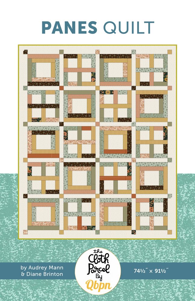 Panes Quilt Pattern shown in Worth Repeating fabrics