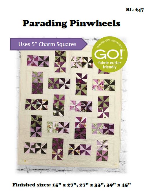Parading Pinwheels Downloadable Pattern by Beaquilter