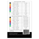 Back of the Vibrant Downloadable Pattern by Staci W Quilts