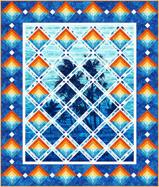 Logs & Lattice Quilt Pattern by Patti Carey