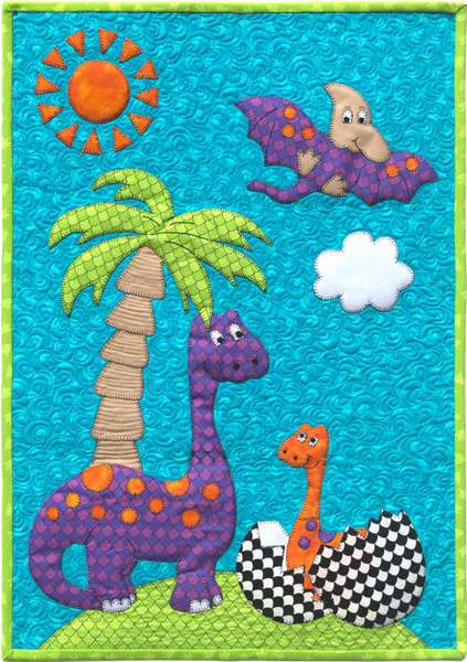 Dinosaur 4 shops Patch Kids Quilt with tote bag