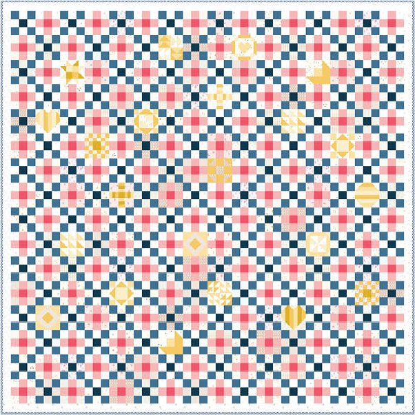 Pick Six Sew Along FREE Downloadable Pattern shown in Hush Hush 6 fabrics