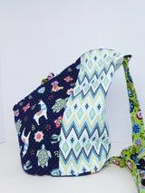 Zip & Flip Shoulder Sling Pattern by Among Brendas Quilts and Bags