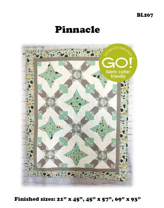 Pinnacle Downloadable pattern by Beaquilter