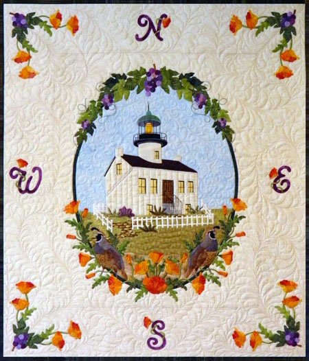 Old Point Loma Light Wall-Hanging Pattern