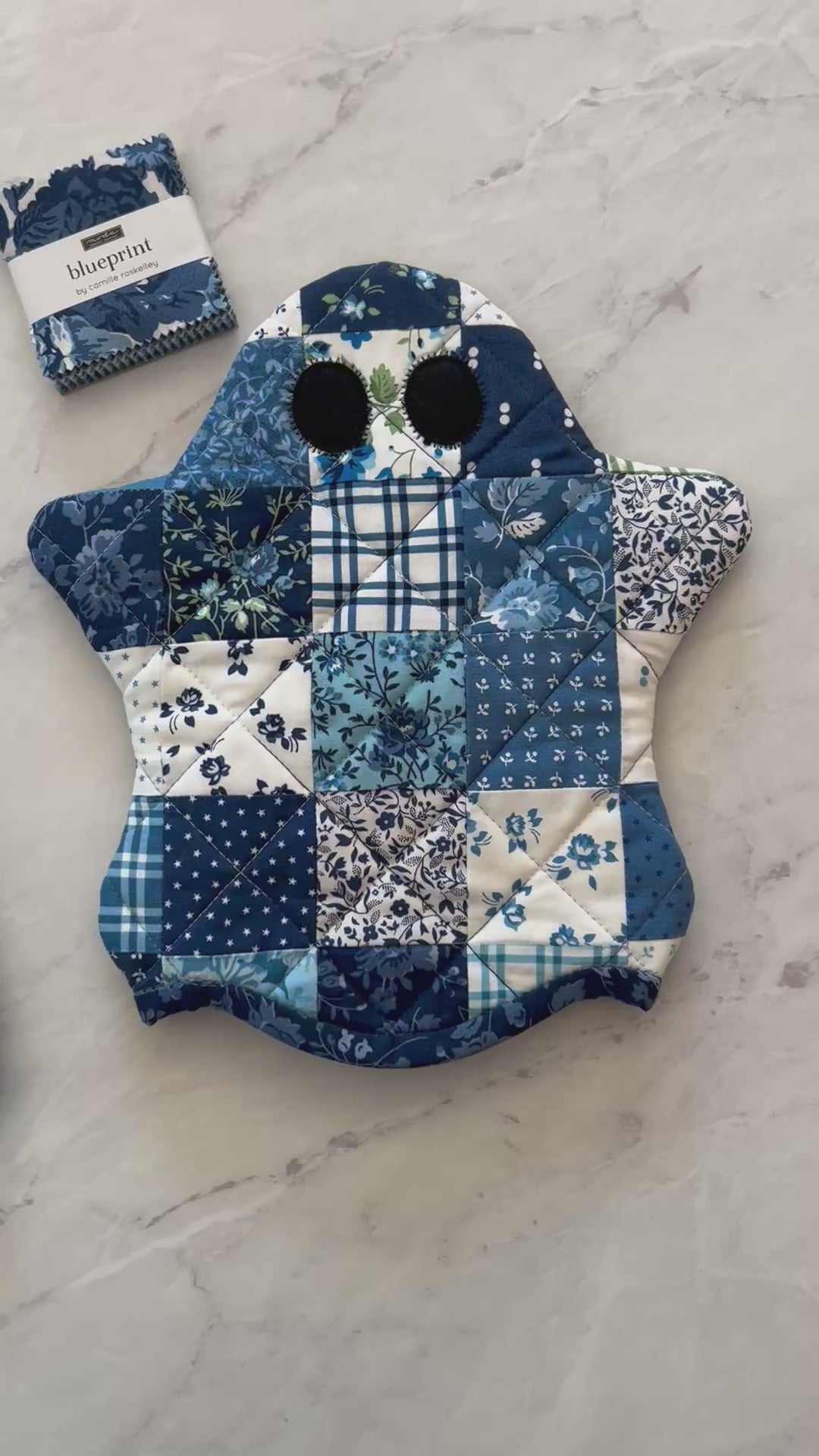 Ghostly Hot Pads Downloadable Pattern
