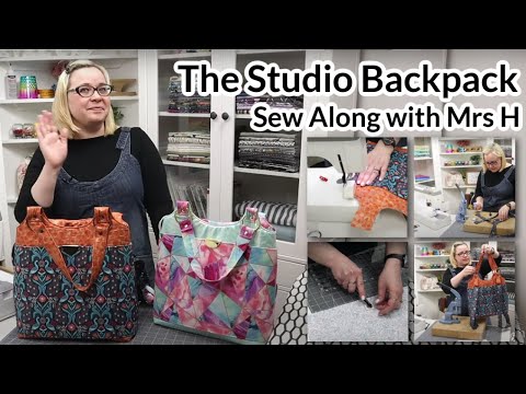 Studio Backpack Sewing Pattern by Sewing Patterns by Mrs H