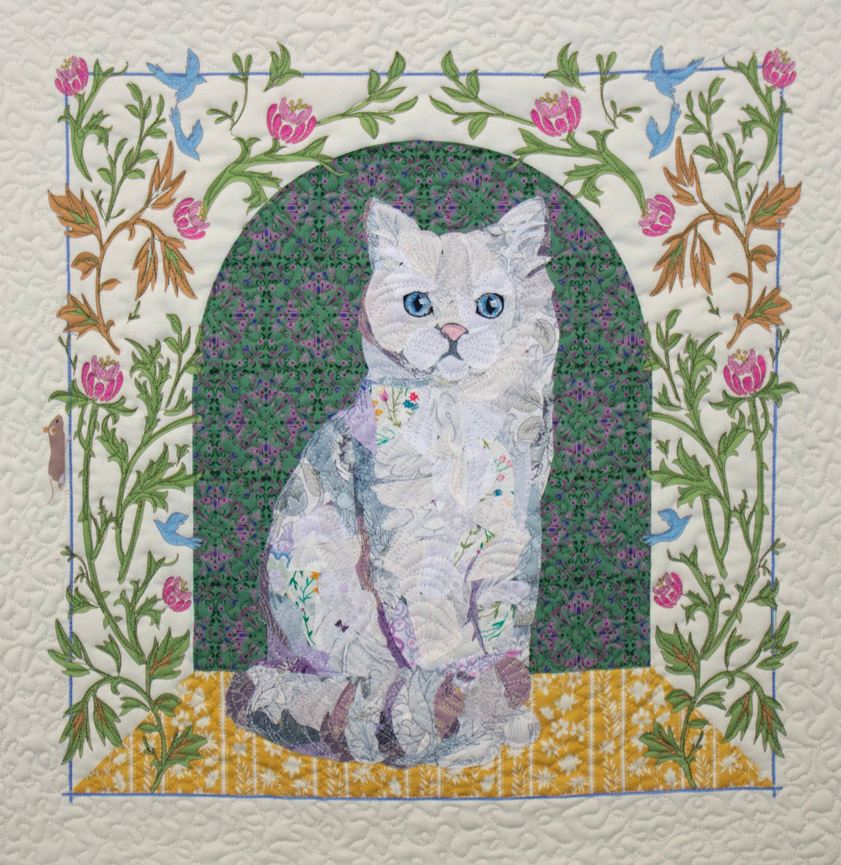 Flora & Felines Quilt Pattern by Collage Quilter
