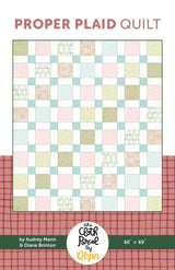 Proper Plaid Quilt Pattern in Little Posies fabrics