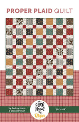 Proper Plaid Quilt Pattern in The Homestead fabrics