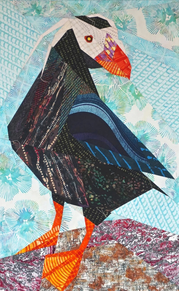 Tufted Puffin Quilt Pattern by Ann Shaw Quilting