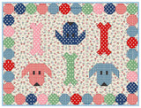 Puppy Dog Pet Mats Downloadable Pattern in Cath Kidston® Signature Collection fabrics