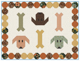 Puppy Dog Pet Mats Downloadable Pattern in Worth Repeating fabrics