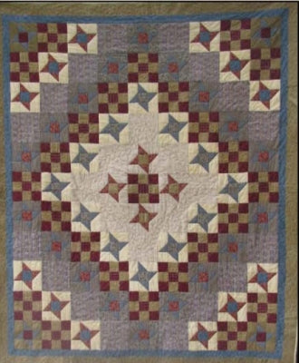 Stars Over Cedar Creek Quilt Pattern by Quilt Doodle Designs