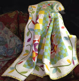 Leafy Borders Lap Quilt Downloadable Pattern by Tulip Square