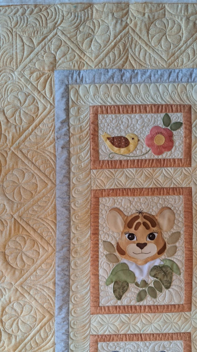 Woodland Animals Downloadable Pattern by Lavenderfield Quilt Design