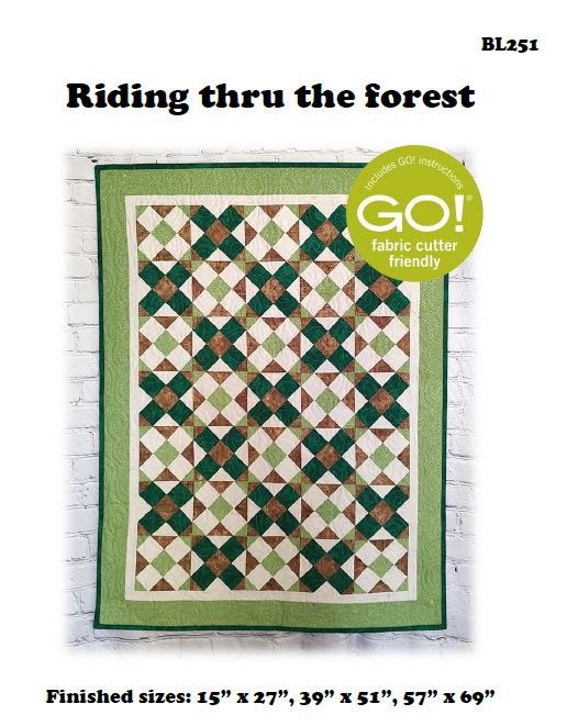 Riding Thru the Forest Downloadable Pattern by Beaquilter
