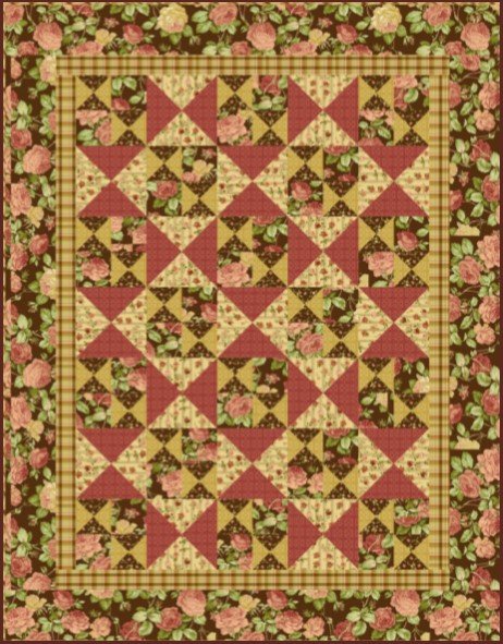 Country Rose Garden Downloadable Pattern – Quilting Books Patterns and ...
