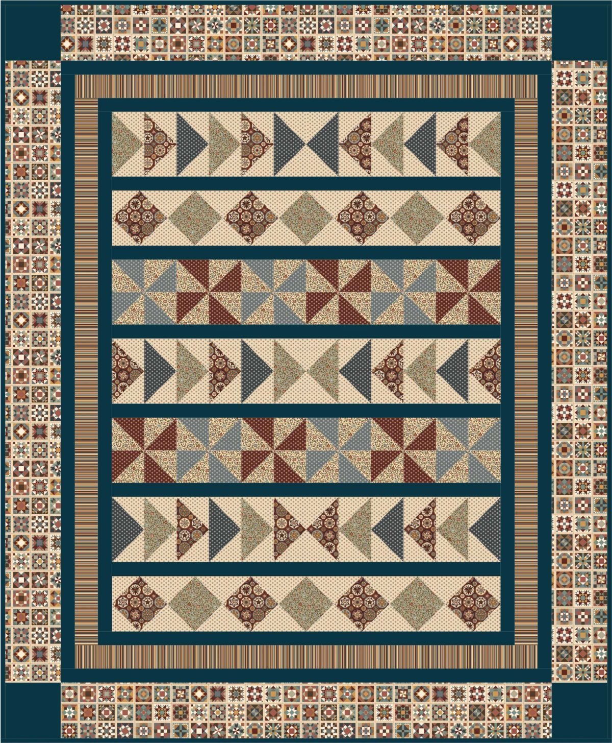 Homestead Downloadable Pattern by Upper Canada Quiltworks