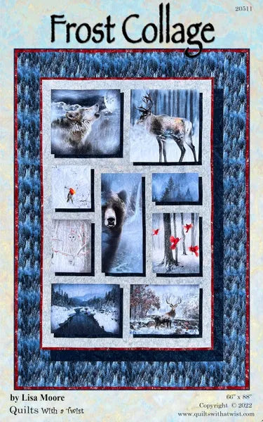 Frost Collage Quilt Pattern by Quilts With A Twist