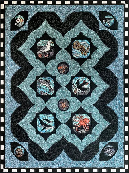Sea Alaska Quilt Pattern by Quilts With A Twist