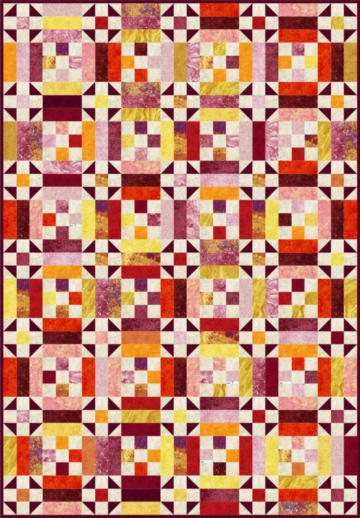 Ruby Red Downloadable Pattern by Upper Canada Quiltworks