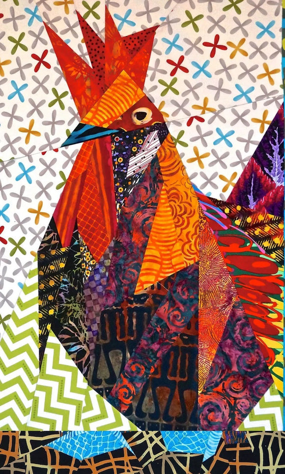 Ruddy Rooster Quilt Pattern by Ann Shaw Quilting