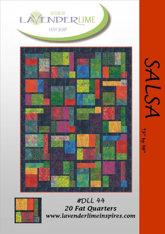 Salsa Horizontal Pattern Salsa Quilt Pattern – Quilting Books Patterns and Notions