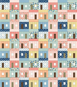 Seaside Cottages Downloadable Pattern in Love You to the Moon fabrics