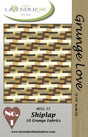 Grunge Love #1 Shiplap Quilt Pattern by Lavender Lime Quilting