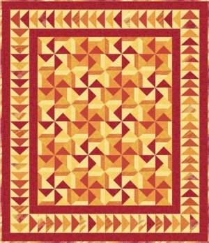 Sizzling Sunset Downloadable Pattern by Upper Canada Quiltworks