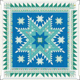 Sky Feather Quilt Downloadable Pattern in Brave Your Way fabrics