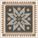 Sky Feather Quilt Downloadable Pattern in Charmed & Treasured fabrics