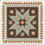 Sky Feather Quilt Downloadable Pattern in Worth Repeating fabrics